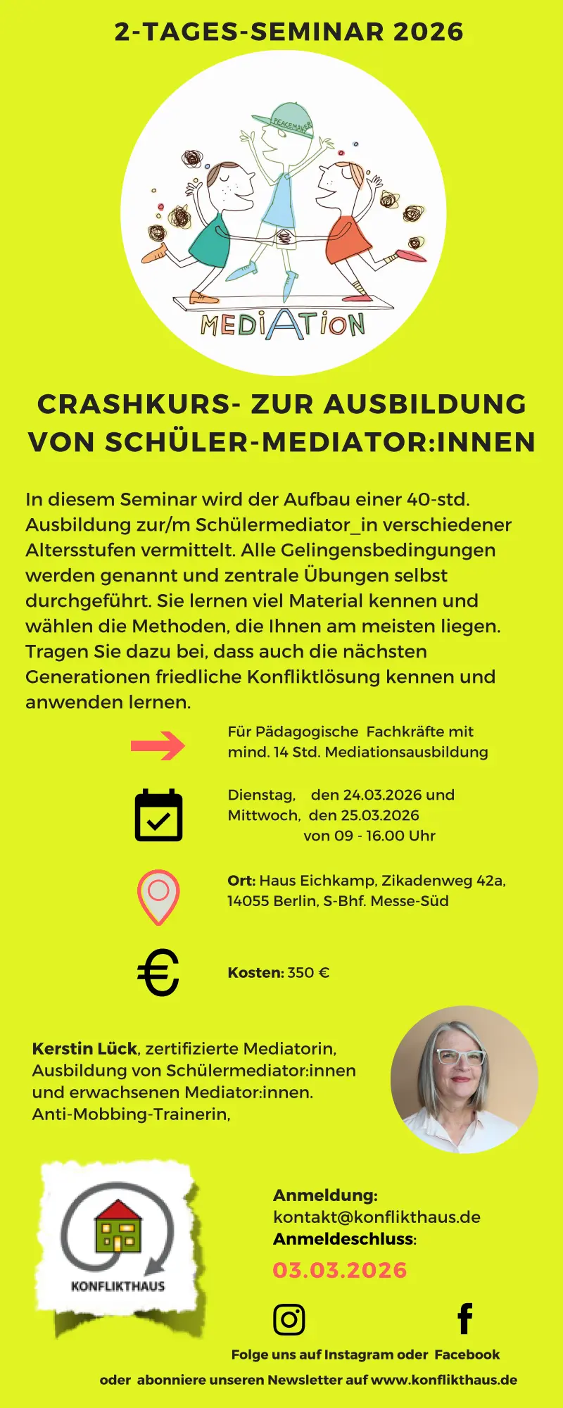 Vorschaubild Crashkurs Schülermediation